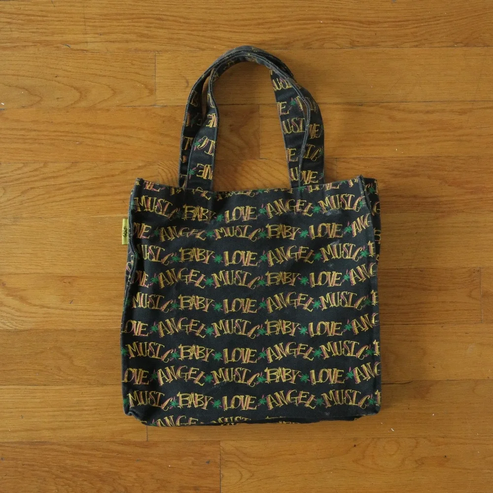 LAMB Tote Bag Womens Black Gwen Stefani Whatever It Takes Y2K OS